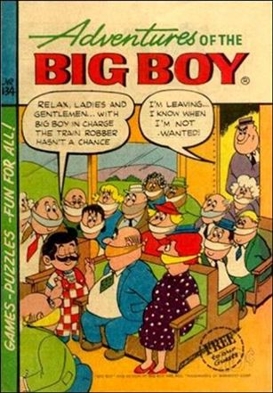Adventures of the Big Boy issue 134-B West Coast Cover