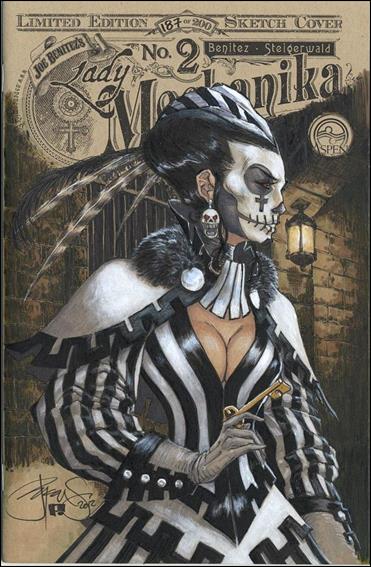 Lady Mechanika issue 2-K Limited Edition Sketch Cover 1/200