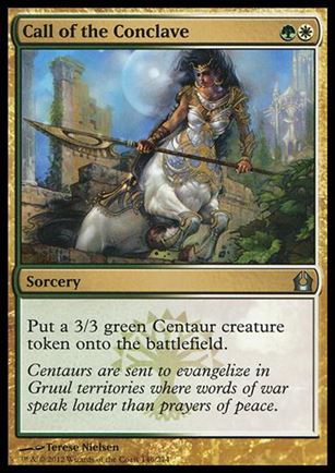 Magic the Gathering: Return to Ravnica (Base Set) card 146 Call of the Conclave