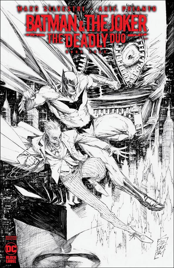 Batman & the Joker: The Deadly Duo issue 4-G Marc Silvestri B&W Cover (Second Print)