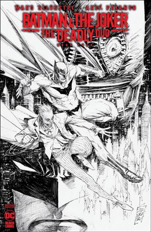 Batman & the Joker: The Deadly Duo issue 4-G Marc Silvestri B&W Cover (Second Print)