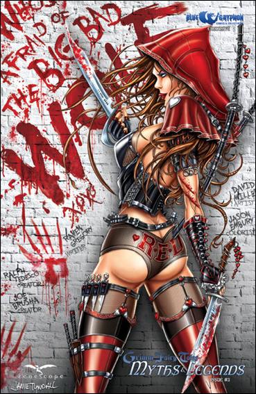 Grimm Fairy Tales Myths & Legends issue 3-D Jamie Tyndall Blue Gryphon "Good Girl" Cover 1/500