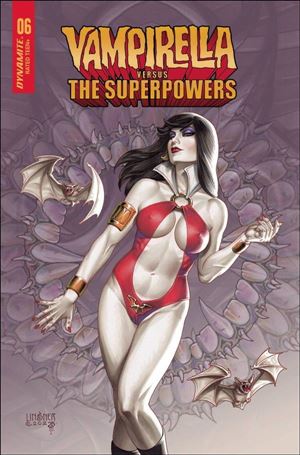 Vampirella vs. the Superpowers issue 6-B Joseph Michael Lisner Cover