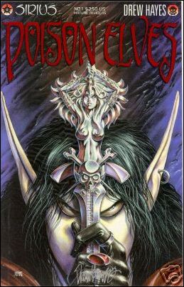 Poison Elves (1995) issue 1-B Joseph Michael Linser Red Foil Cover 1/1000