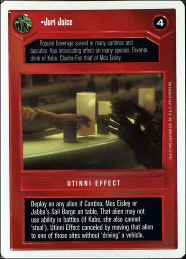 Star Wars: Premiere Unlimited (Base Set) card 66 Juri Juice