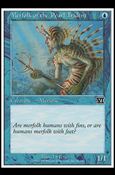 Magic the Gathering: 6th Edition (Base Set) card 82 Merfolk of the Pearl Trident