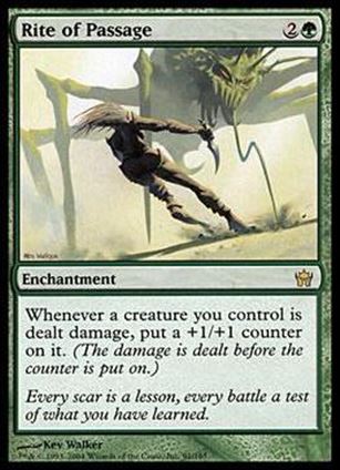 Magic the Gathering: Fifth Dawn (Base Set) card 91 Rite of Passage