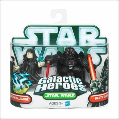 Star Wars: Galactic Heroes figure 95 Emperor Palpatine and Darth Vader
