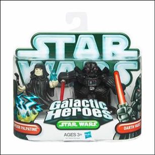 Star Wars: Galactic Heroes figure 95 Emperor Palpatine and Darth Vader
