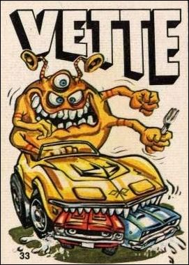Odder Odd Rods (Base Set) card 33 Vette