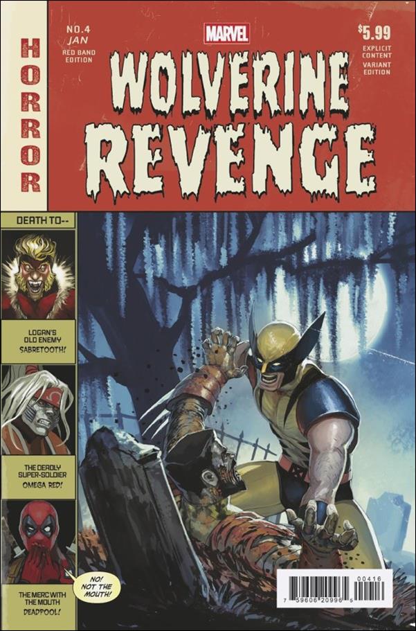 Wolverine: Revenge - Red Band Edition issue 4-D Stephanie Hans 1:25 Homage Cover (Unbagged)