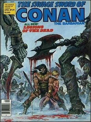 Savage Sword of Conan the Barbarian (Base Set) card 13 Cover Issue #39