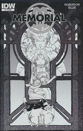 Memorial issue 2-B Michael WM Kaluta 1:10 Black & White Cover