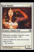 Magic the Gathering: 9th Edition (Base Set) card 46 Soul Warden