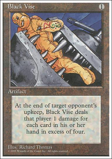 Magic the Gathering: 4th Edition (Base Set) card 299 Black Vise