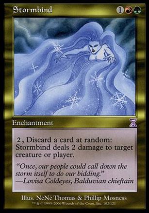 Magic the Gathering: Time Spiral (Timeshifted Subset) card 102 Stormbind