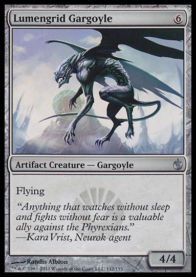 Magic the Gathering: Mirrodin Besieged (Base Set) card 112 Lumengrid Gargoyle