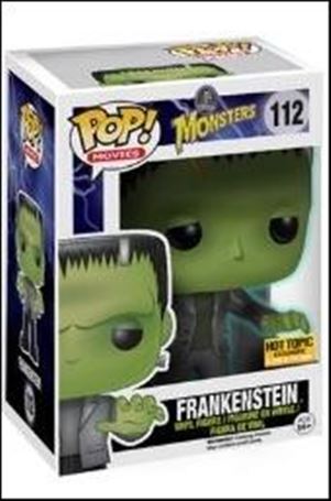 POP! Movies figure 112-B Frankenstein (GITD) Hot Topic Exclusive