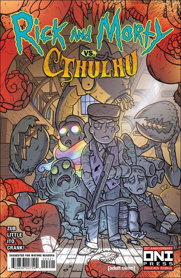 Rick and Morty vs Cthulhu issue 4-B Zander Cannon Cover