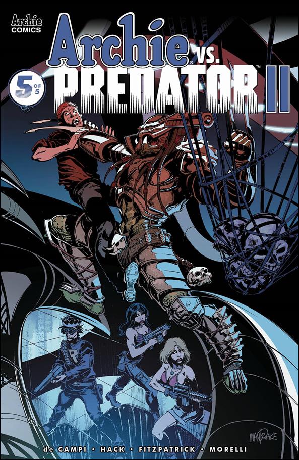Archie vs Predator II issue 5-B Tom Mandrake Cover