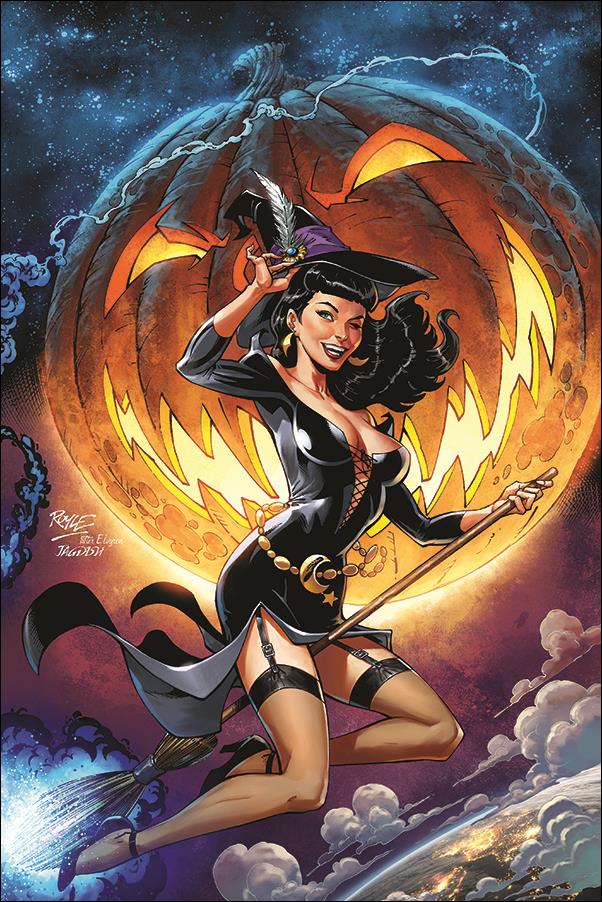 Bettie Page Halloween Special issue 2019-C John Royle 1:10 Virgin Cover