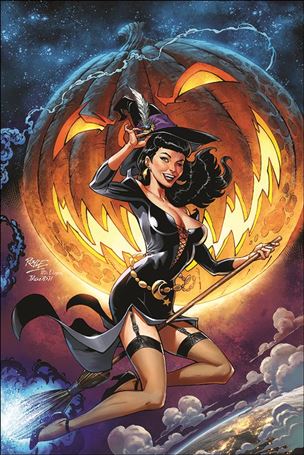 Bettie Page Halloween Special issue 2019-C John Royle 1:10 Virgin Cover