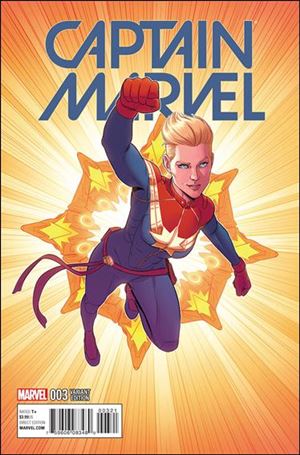 Captain Marvel (2016) issue 3-B Jamie McKelvie 1:25 Cover