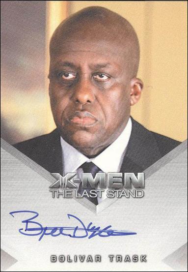 X-Men III: The Last Stand (Autograph Cards) card nn3 Bill Duke as Bolivar Trask