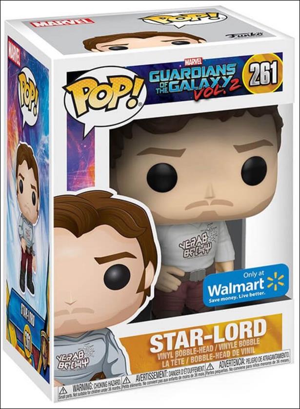 POP! Marvel figure 261 Star-Lord (Walmart Exclusive)