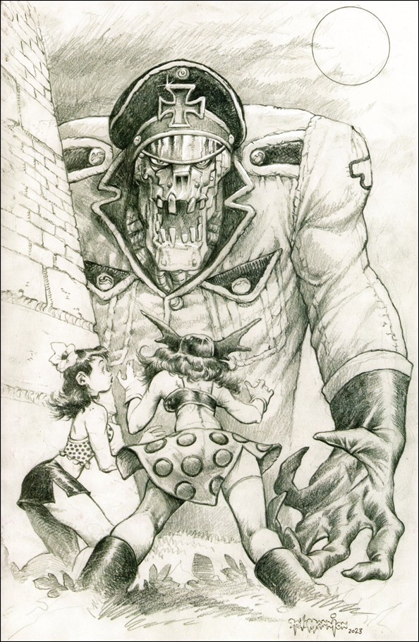 Fearless Dawn: The Bomb issue 4-D Pencil Variant