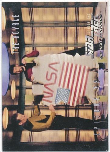 Star Trek: The Next Generation - The Episode Collection Season Two (Base Set) card 169 The Royale, Episode 38A