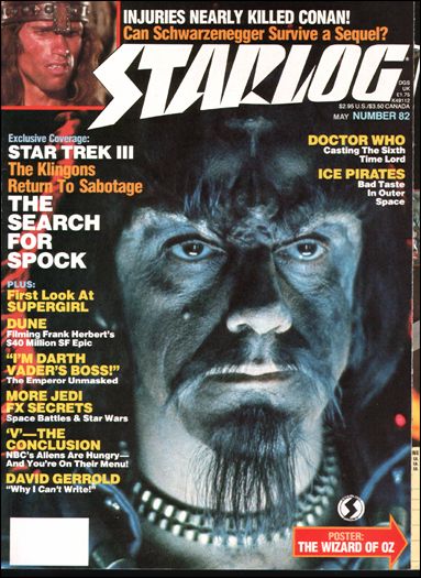 Starlog issue 82 Gatefold Cover