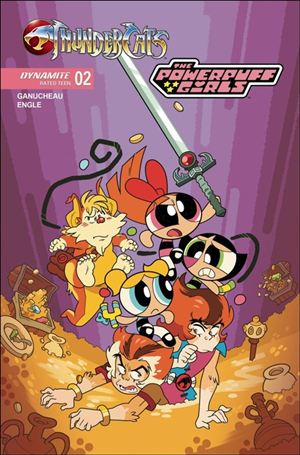 ThunderCats / The Powerpuff Girls issue 2-B Coleman Engle Cardstock Cover