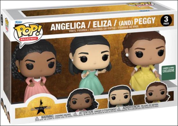 POP! Broadway Multi-Packs figure nn1 Angelica / Eliza / (and) Peggy 3-Pack