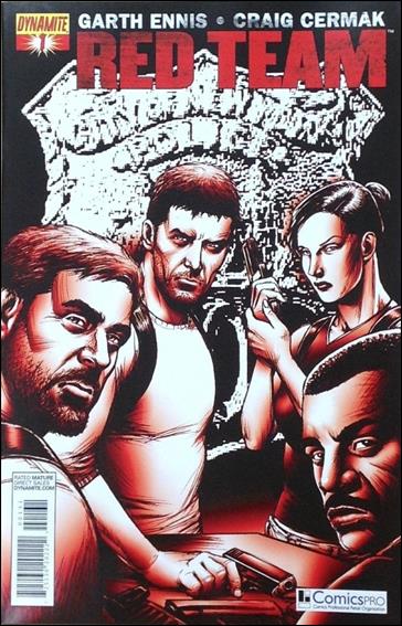 Red Team issue 1-D Russ Braun ComicsPRO Cover 1/400