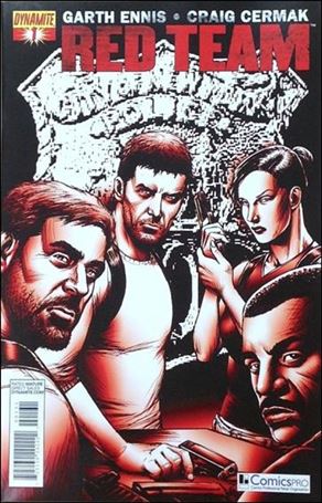 Red Team issue 1-D Russ Braun ComicsPRO Cover 1/400