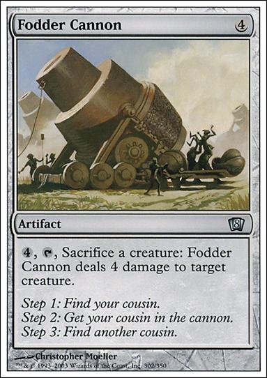 Magic the Gathering: 8th Edition (Base Set) card 302 Fodder Cannon