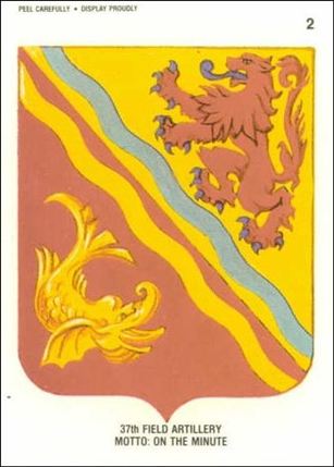 Desert Storm: Series 1 (Sticker Subset) card 2 37th Field Artillery