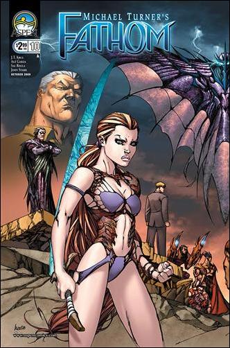 Michael Turner's Fathom (2008) issue 10 Left Side Cover