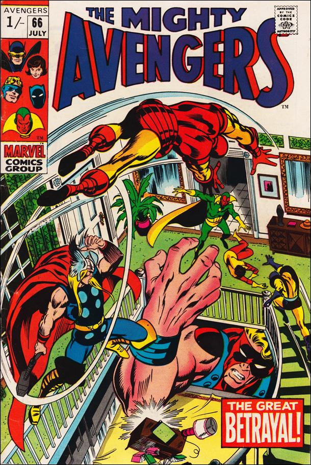Avengers (1963) issue 66-B UK Price Cover