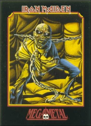 Mega Metal (Base Set) card 36 "Piece of Mind" Album Cover