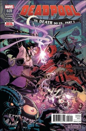 Deadpool (2016) issue 28 Reilly Brown Cover