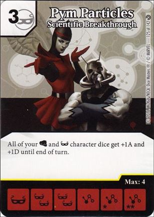 Marvel Dice Masters Civil War card 125 Pym Particles: Scientific Breakthrough