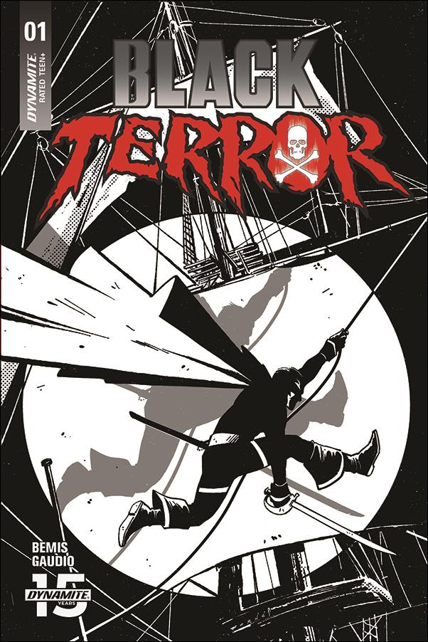 Black Terror (2019) issue 1-L Jorge Fornes 1:50 Black & White Cover
