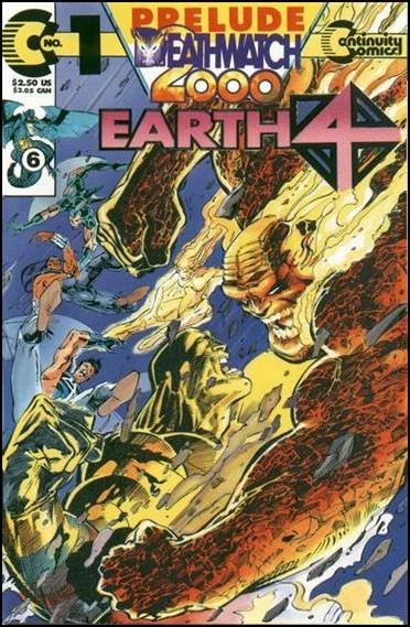 Earth 4 Deathwatch 2000 issue 1 Polybagged Embossed Cover