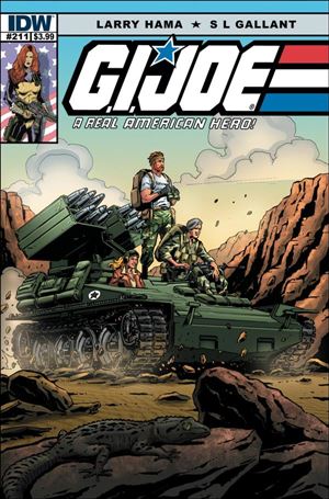 G.I. Joe: A Real American Hero issue 211 S L Gallant Cover