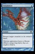 Magic the Gathering: 10th Edition (Base Set) card 122 Unsummon