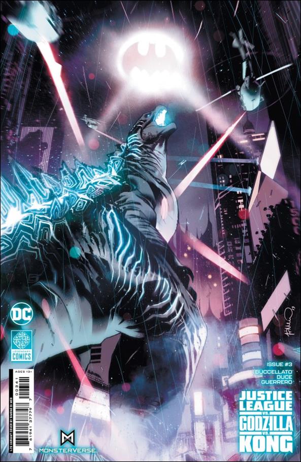 Justice League vs. Godzilla vs. Kong issue 3-D Simone Di Meo 1:25 Cardstock Cover