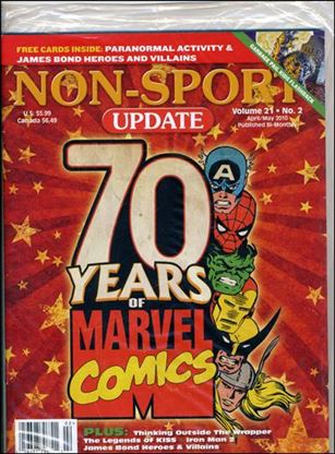 Non-Sport Update (2010) issue 2 Polybagged w/ Promo Cards and Price Guide