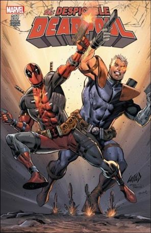 Despicable Deadpool issue 287-I Rob Liefeld Deadpool and Cable Cover